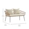 Flash Furniture 4PC NAT/Cream Indoor/Outdoor Rope Rattan Patio Set SB-1960-CREAM-GG - alternate 10